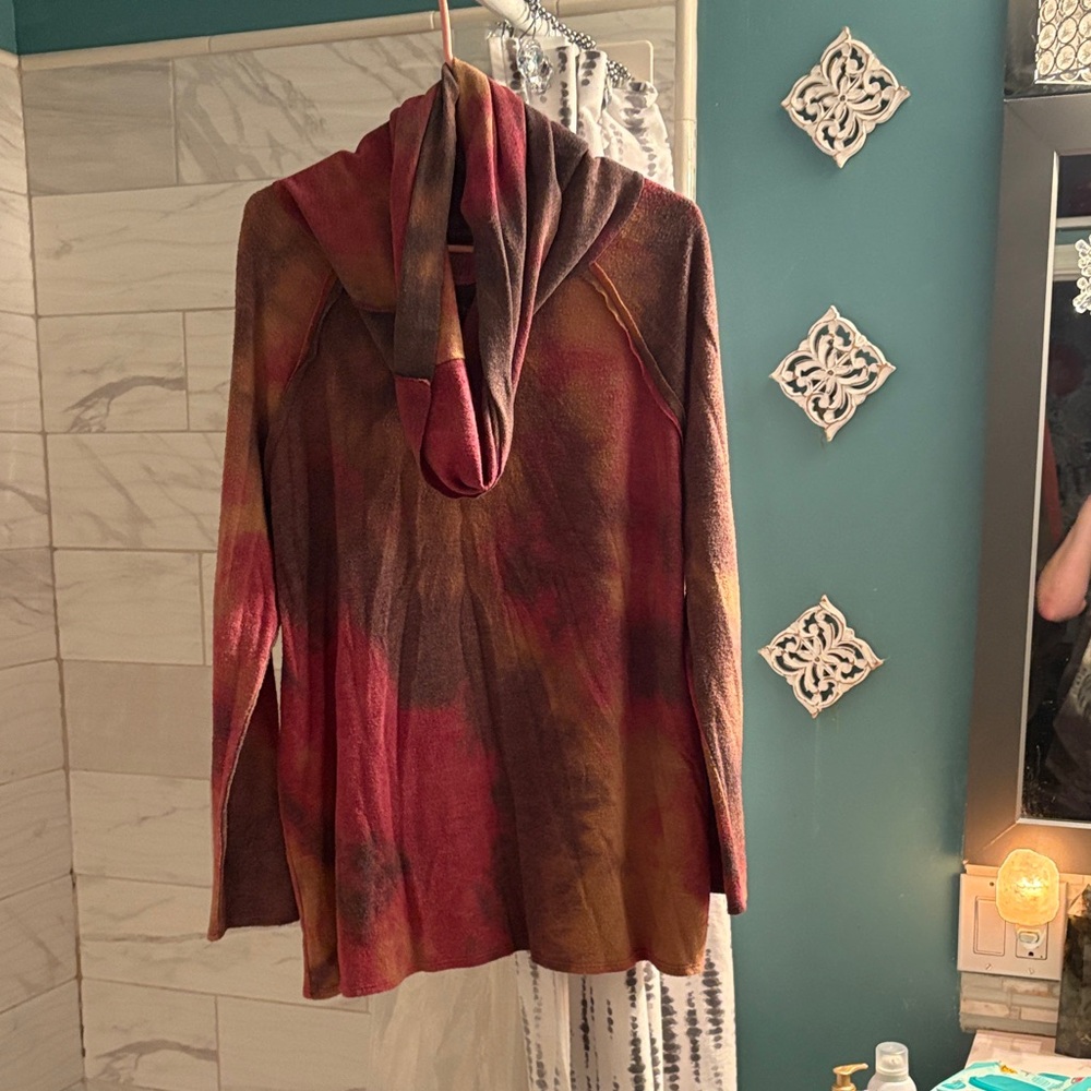 Multicolor Hooded Sweater